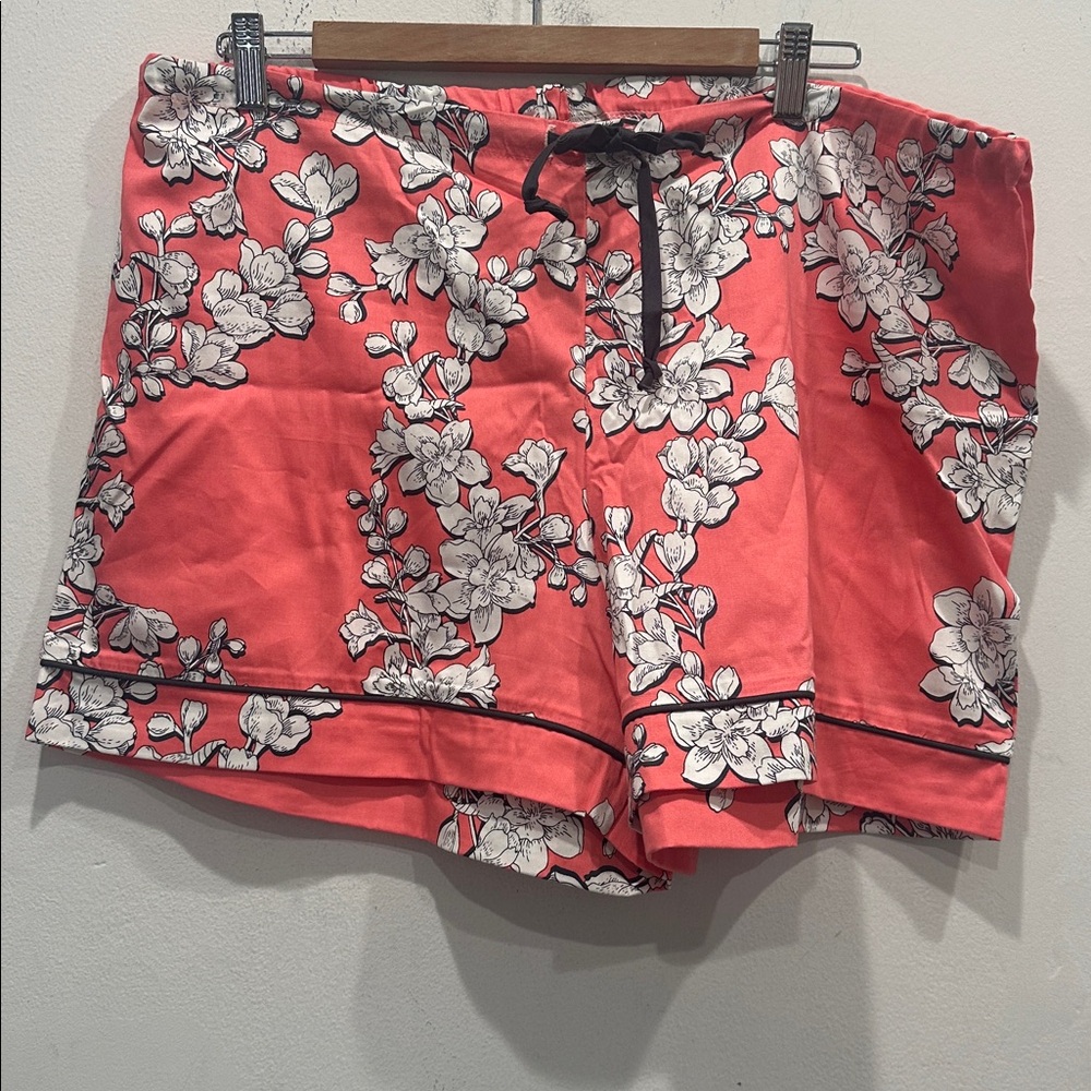 Bedhead floral pink white short short sleeve button up
pajama set XL NWT - Picture 6 of 8